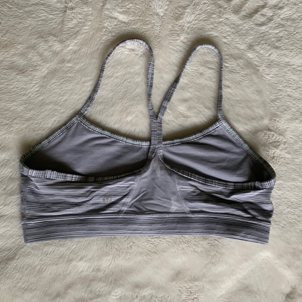 Lululemon Grey Racerback Sports Bra